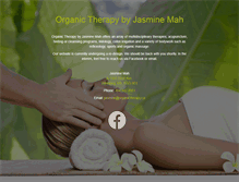 Tablet Screenshot of organictherapy.ca